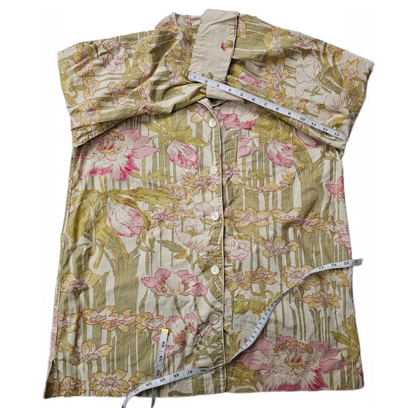The Chandler Collection 100% cotton Floral Pajama Top - Picture 9 of 12